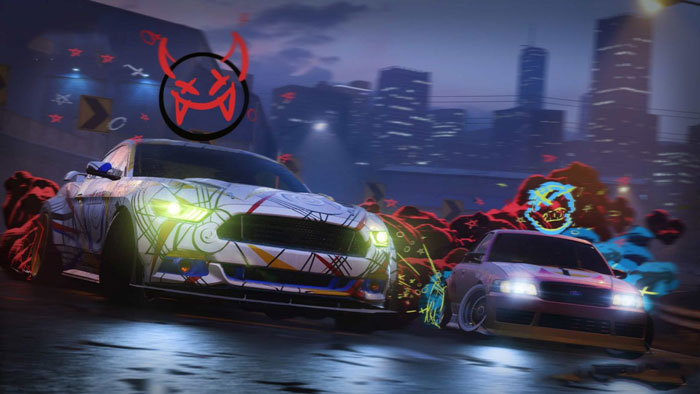 رانندگی در شب در بازی Need for Speed Unbound